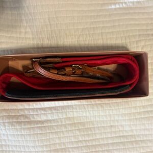 Red and Brown Foto Camera Strap